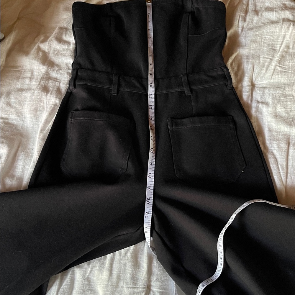 Anthropologie Pilcro NWOT Strapless Black Wide-Leg Jumpsuit - XS - Picture 16 of 16